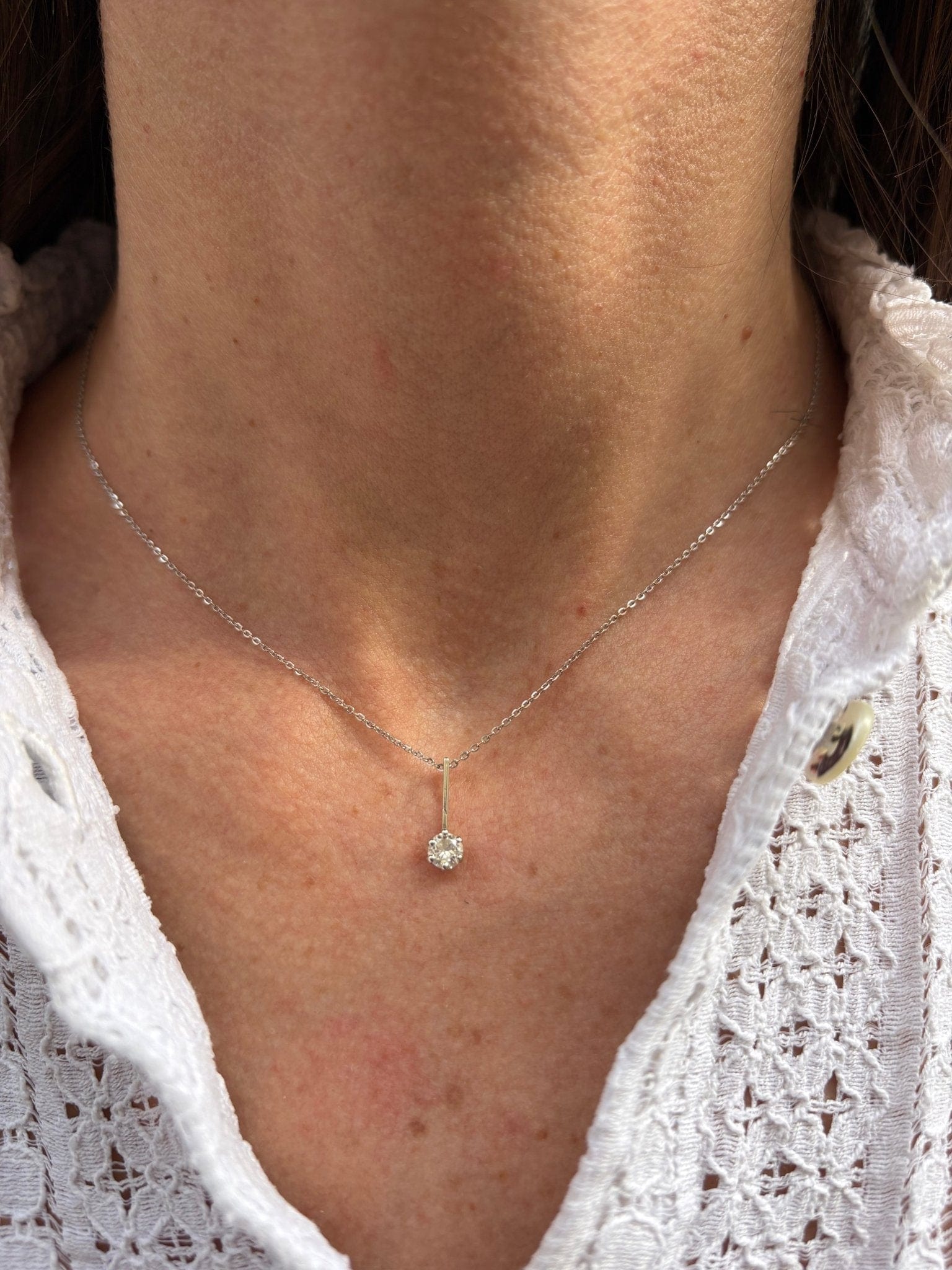 Pendentif Diamant 0.30 carat "Lisa" - Elliade Paris