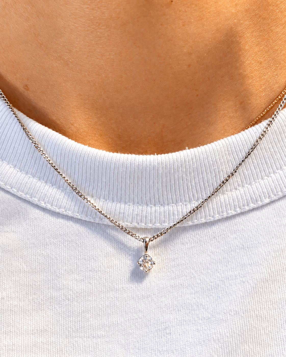 Pendentif Diamant 0.30 carat "Victor" - Elliade Paris