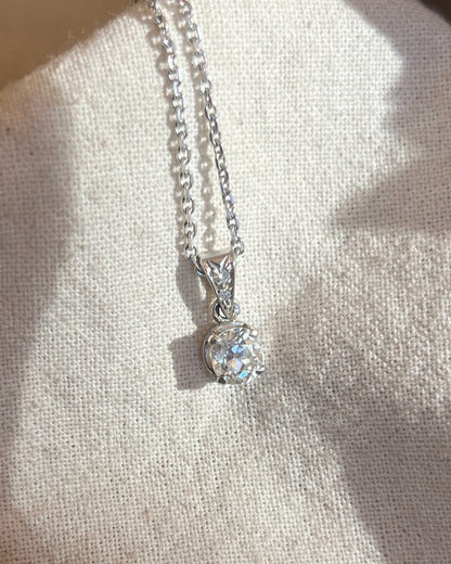 Pendentif Diamant 0.35 carat &quot;Charley&quot; - Elliade Paris