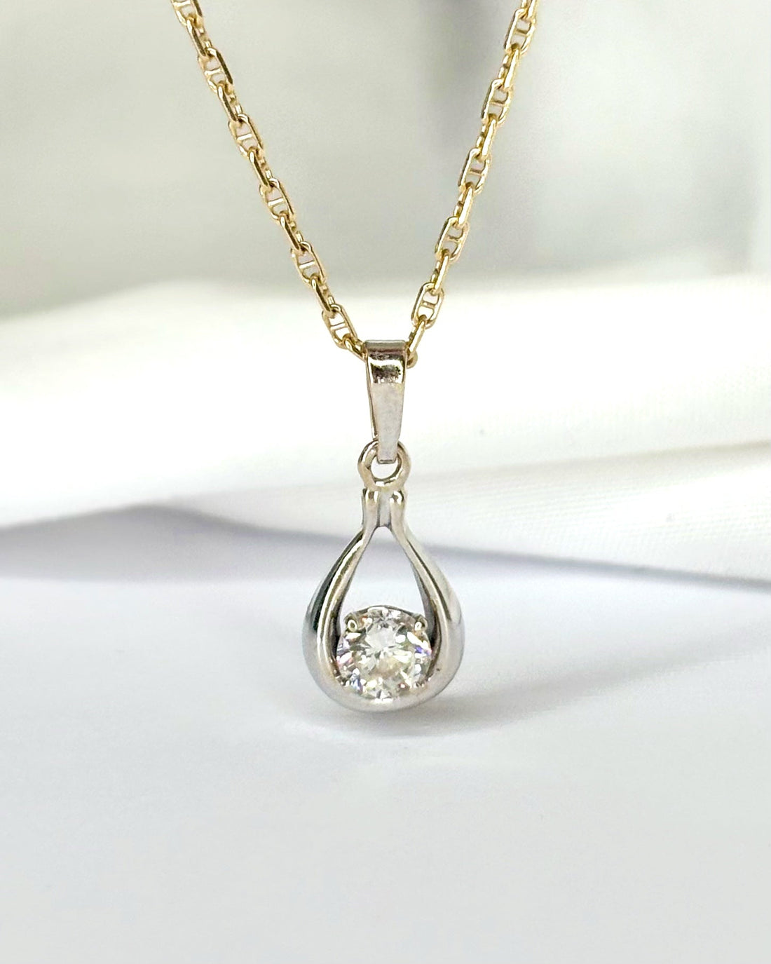 Pendentif Diamant 0.38 carat "Amy" - Elliade Paris