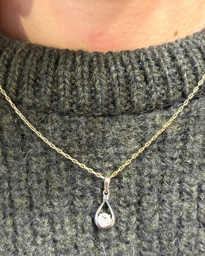 Pendentif Diamant 0.38 carat "Amy" - Elliade Paris