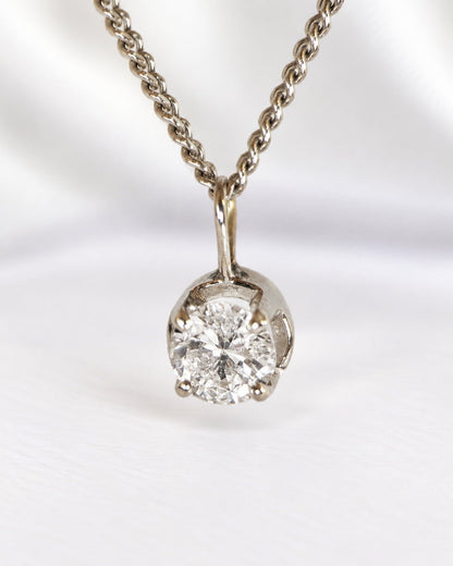 Pendentif Diamant 0.55 carat G/SI2 "Emerline" - Elliade Paris