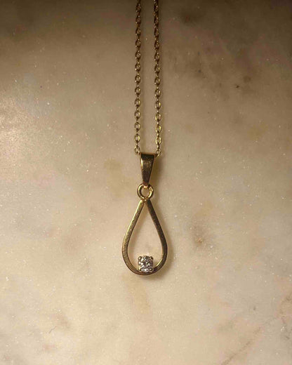 Pendentif Goutte Diamant &quot;Romy&quot;