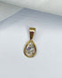 Pendentif Diamant Poire 0.37 carat "Alba" - Elliade Paris