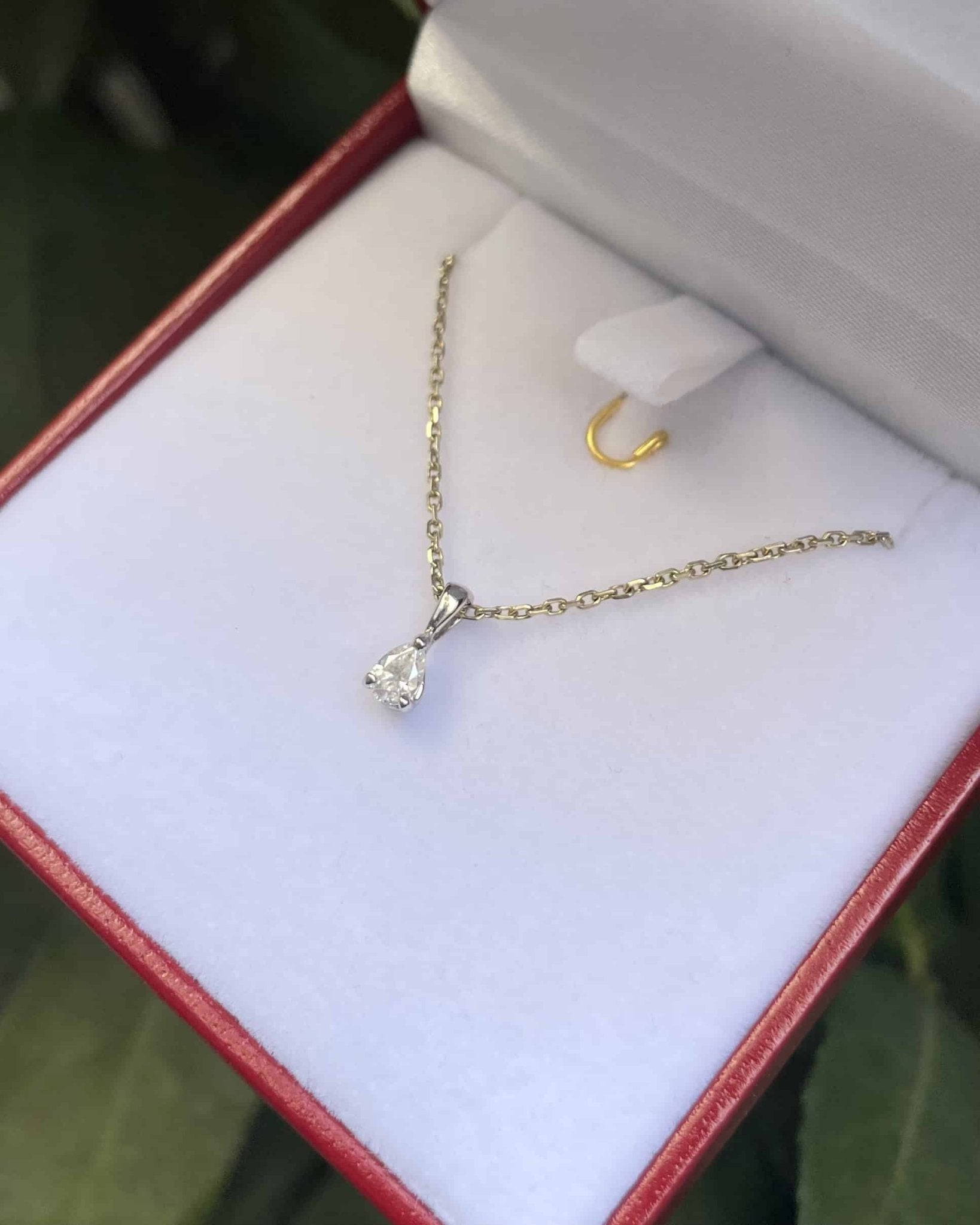 Pendentif Diamant Poire &quot;Lolita&quot; - Elliade Paris