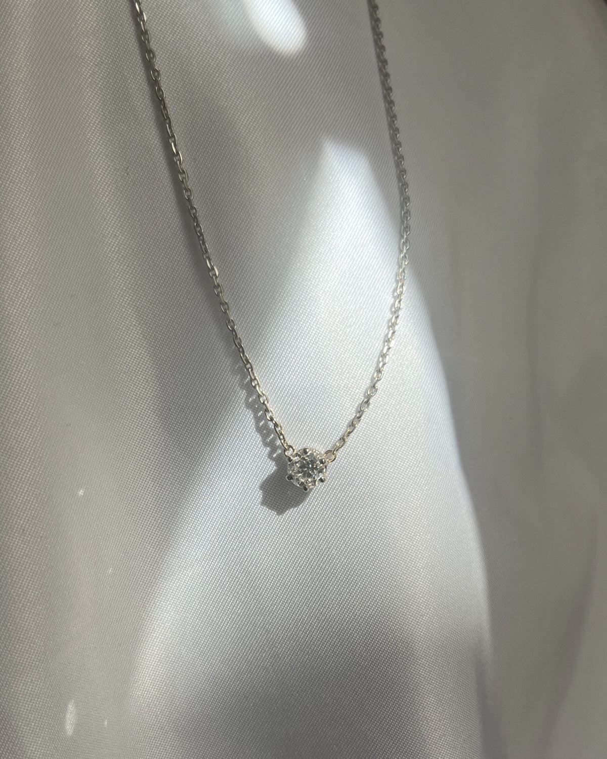 Collier Diamant Vintage "Aurora" - Elliade Paris