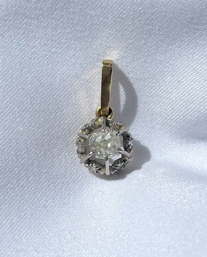 Pendentif diamant vintage &quot;Mélanie&quot; - Elliade Paris