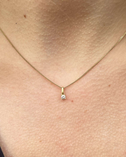 Pendentif Diamant vintage &quot;Tilia&quot; - Elliade Paris