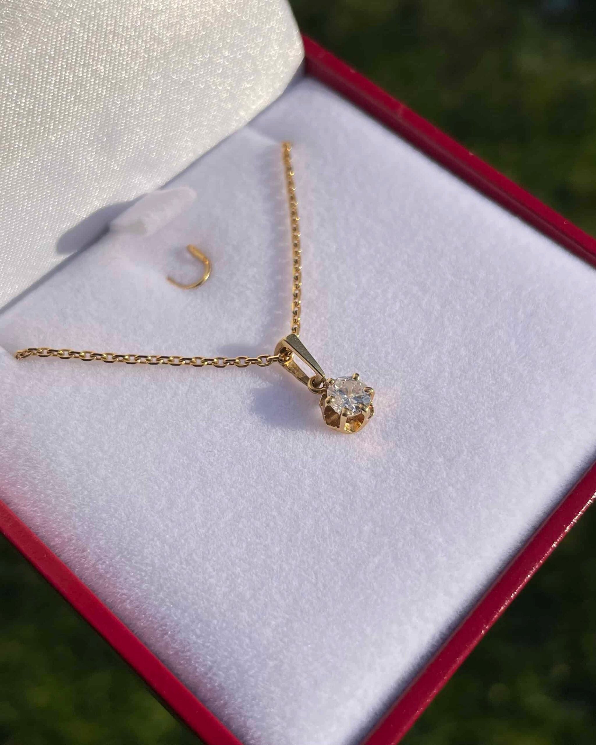 Pendentif Diamant 0.30 carat "Déniz"