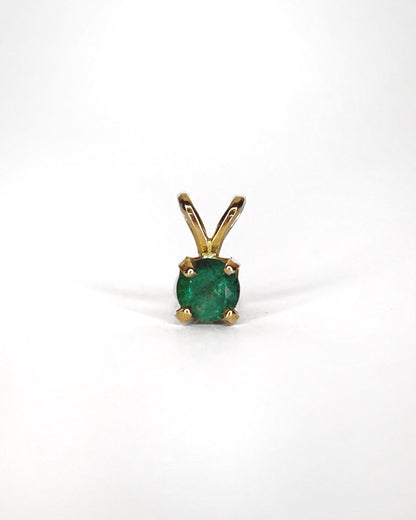 Pendentif Émeraude 0.25 ct &quot;Carla&quot; - Elliade Paris