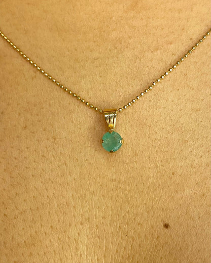 Pendentif Émeraude 0.55 carat "Raphael" - Elliade Paris