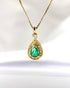 Pendentif Émeraude 0.71 carat & Diamants "Carolina" - Elliade Paris