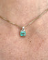 Pendentif Émeraude 0.90 carat & Diamants "Jack" - Elliade Paris
