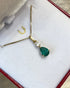 Pendentif Emeraude 1.16 carat & Diamant "Pina" - Elliade Paris