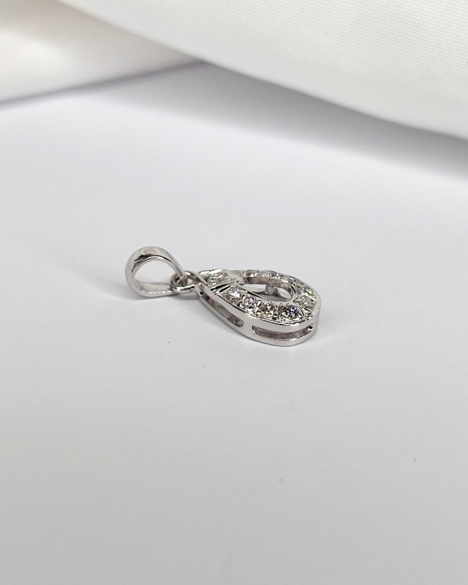 Pendentif Goutte 10 Diamants &quot;Azéa&quot; - Elliade Paris