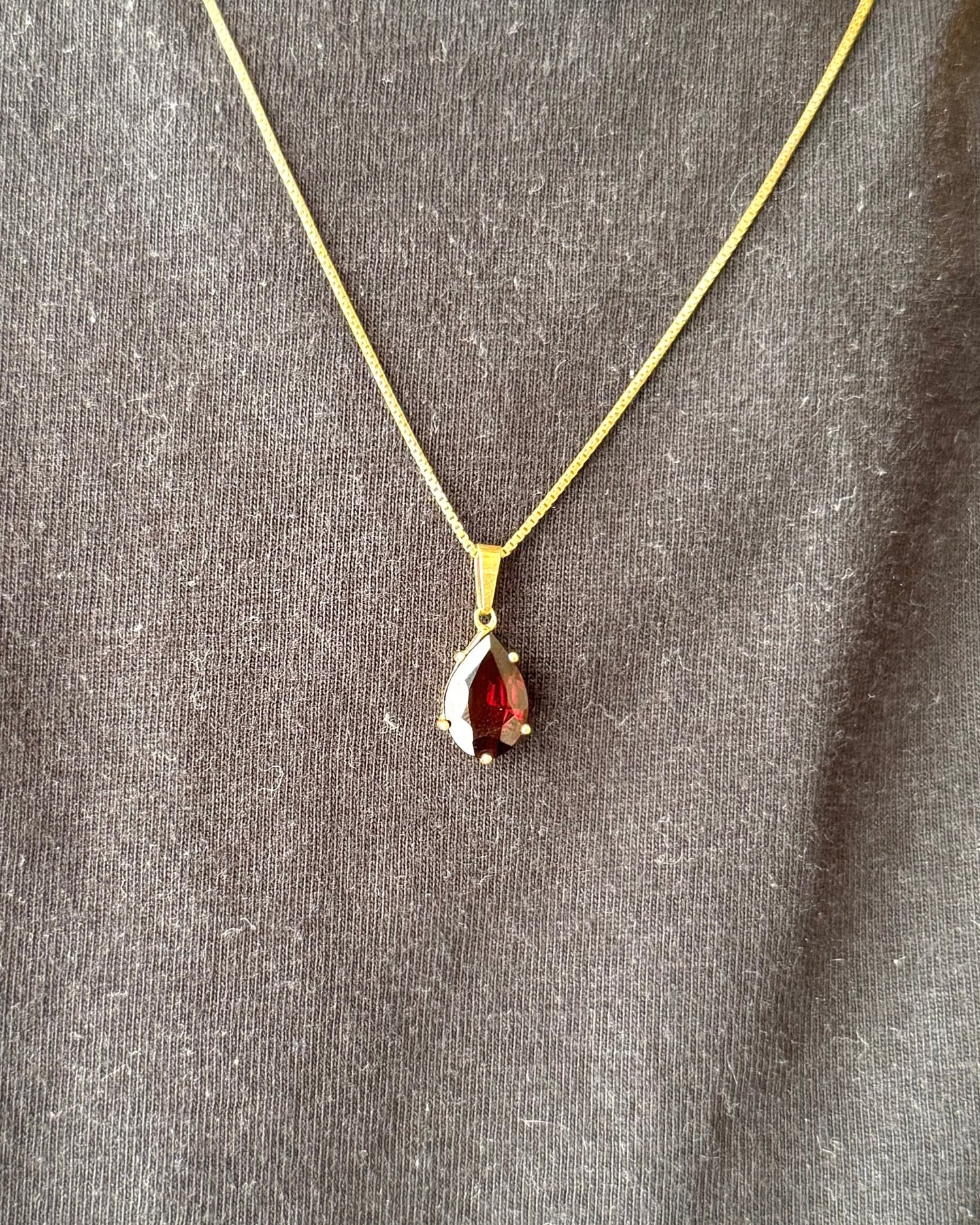 Pendentif Grenat 3.35 carats "Pablo" - Elliade Paris