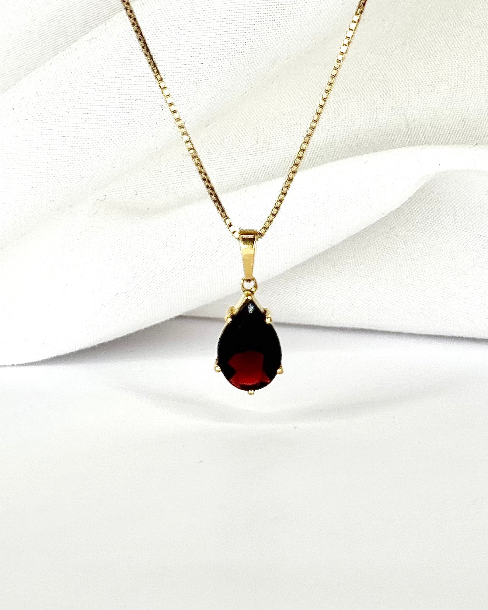 Pendentif Grenat 3.35 carats "Pablo" - Elliade Paris
