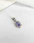 Pendentif Marguerite Tanzanite & 8 Diamants "Léonie" - Elliade Paris