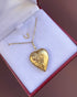 Pendentif Médaillon Vintage Cœur "Solea" - Elliade Paris