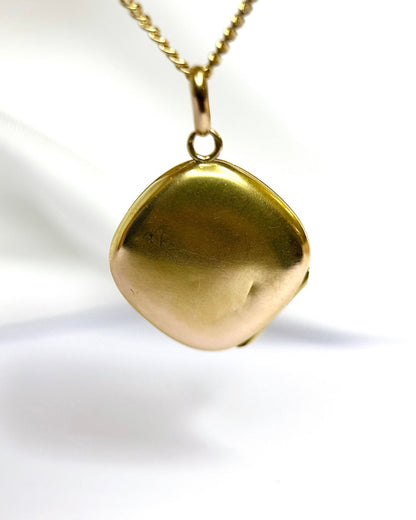 Pendentif Or Jaune &amp; Vert 18 carats "Iris" - Elliade Paris
