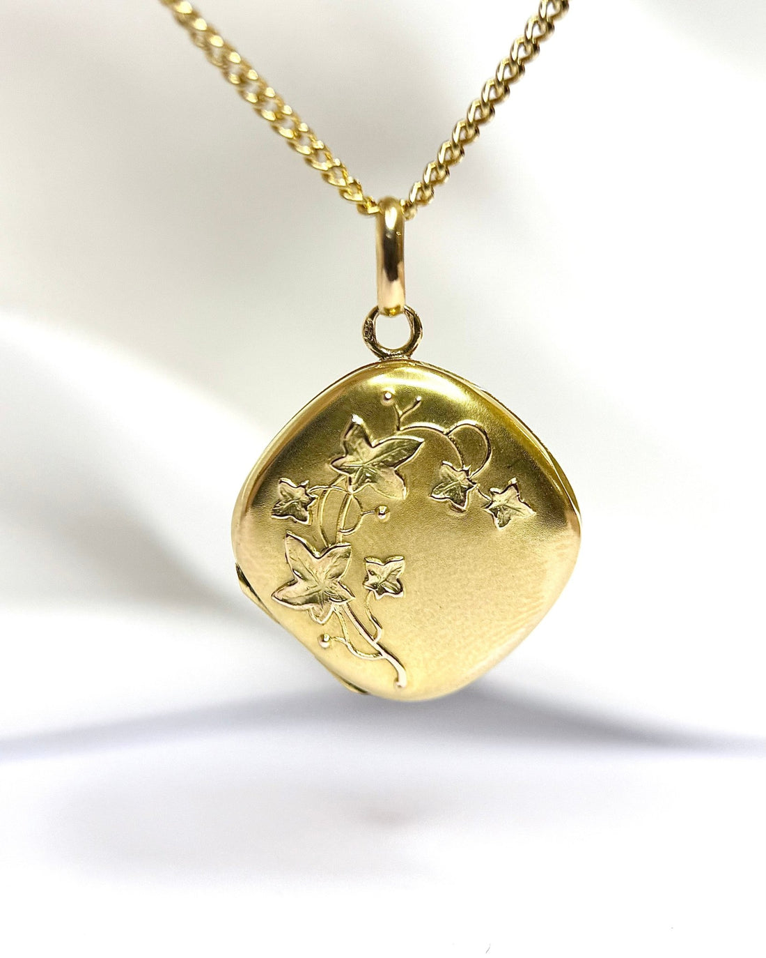 Pendentif Or Jaune &amp; Vert 18 carats "Iris" - Elliade Paris