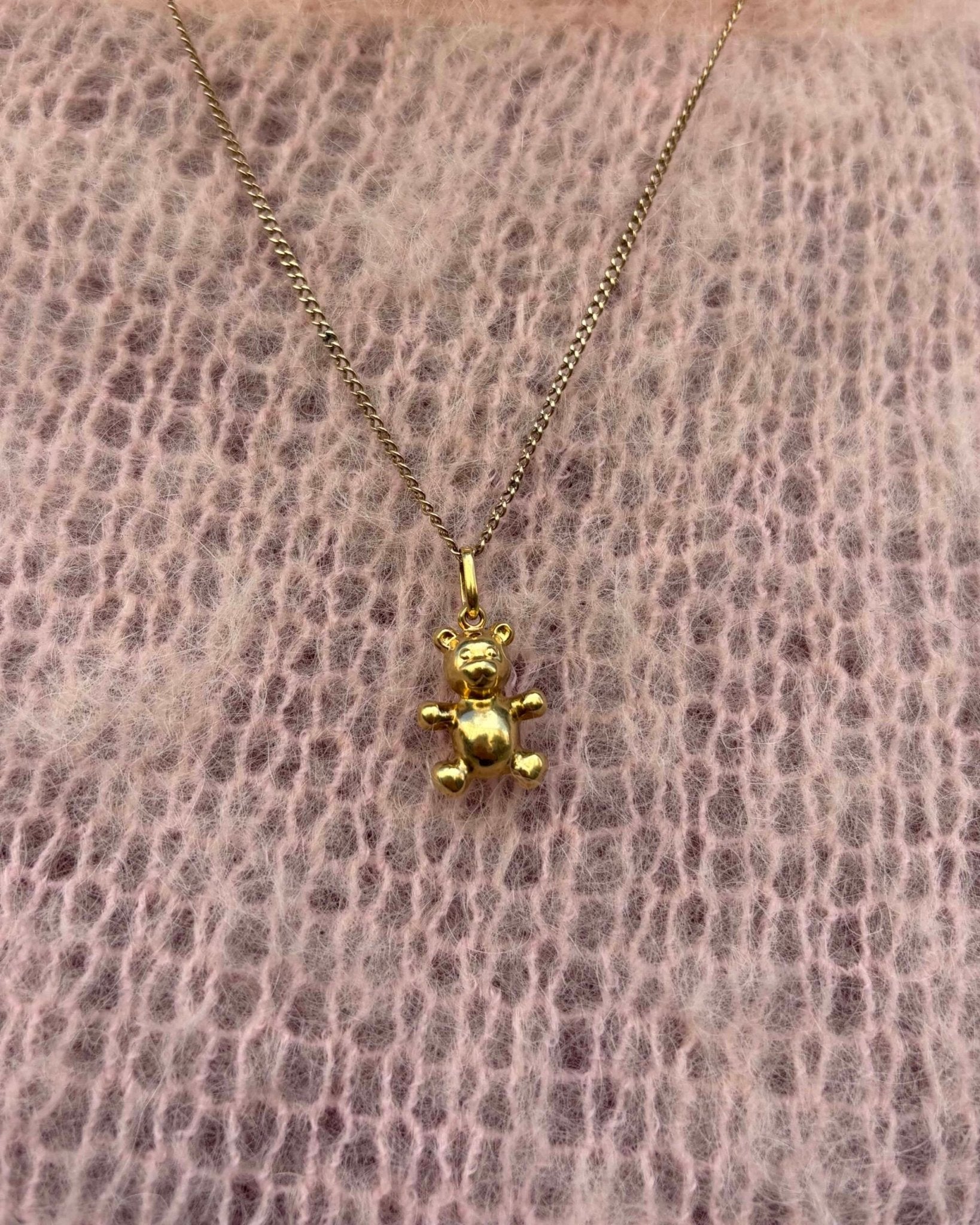 Pendentif Ourson Or Jaune 18 carats &quot;Léo&quot; - Elliade Paris