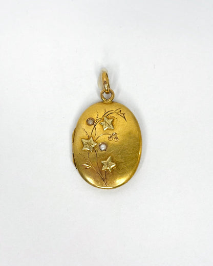 Pendentif Ouvrant Perles XIXe siècle &quot;Elsa&quot; - Elliade Paris