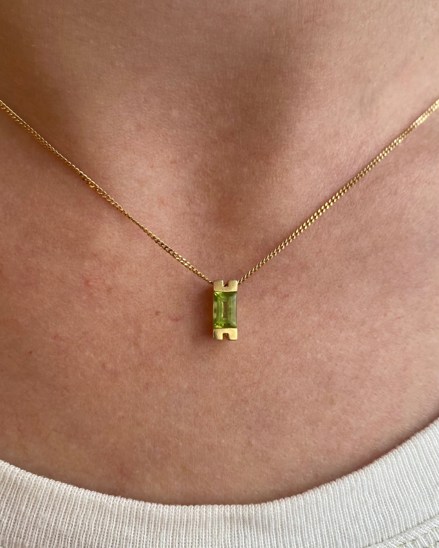 Pendentif Péridot &quot;Isaline&quot; - Elliade Paris