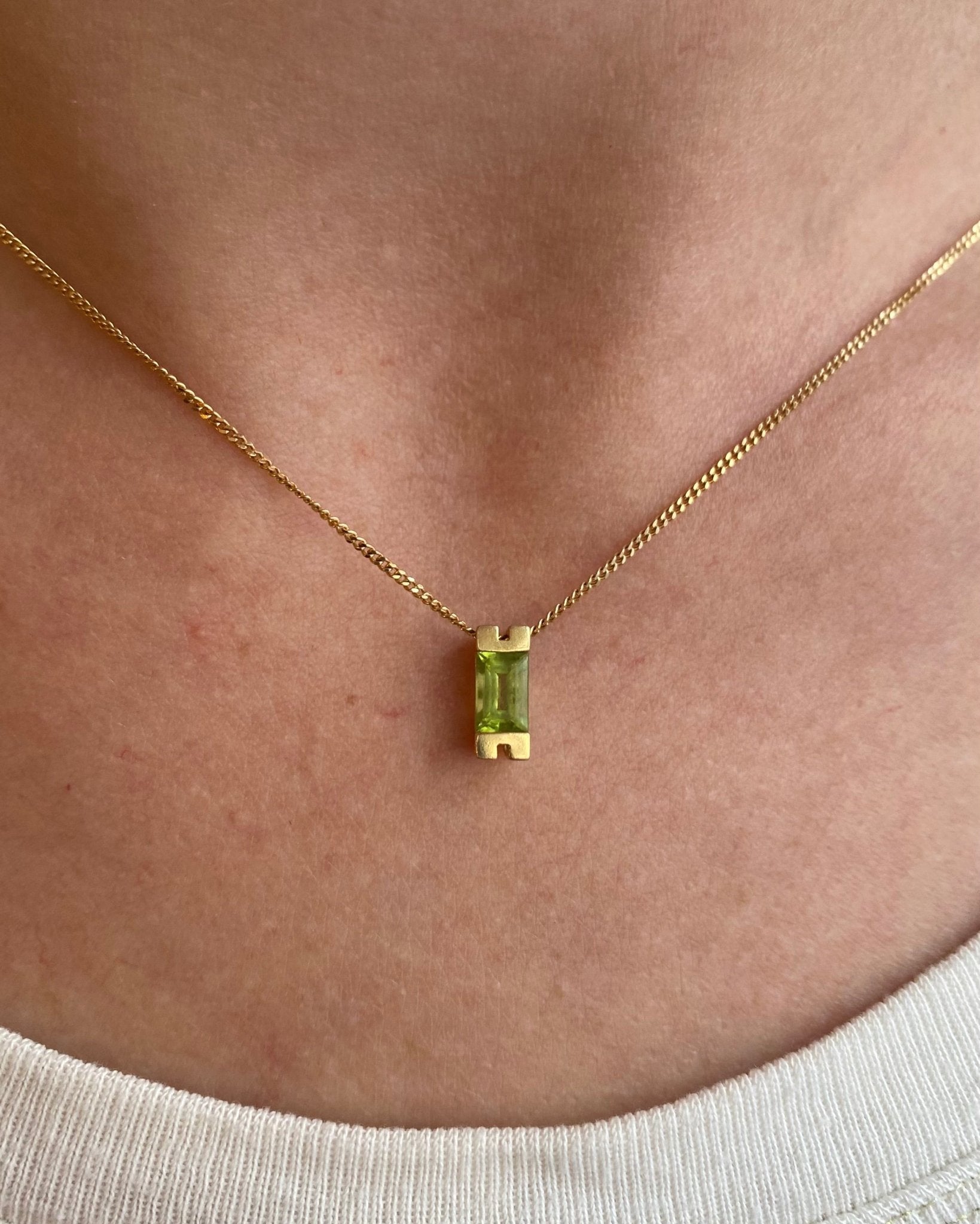 Pendentif Péridot &quot;Isaline&quot; - Elliade Paris