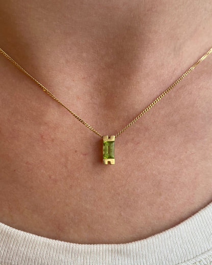 Pendentif Péridot &quot;Isaline&quot; - Elliade Paris