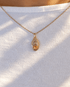 Pendentif romantique deux Ors "Flore" - Elliade Paris