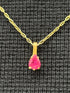 Pendentif Rubis 0.55 carat "Roxanne" - Elliade Paris