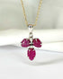 Pendentif Rubis 2.80 carats & Diamants "Tanina" - Elliade Paris