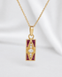 Pendentif Rubis & Diamants "Charline" - Elliade Paris