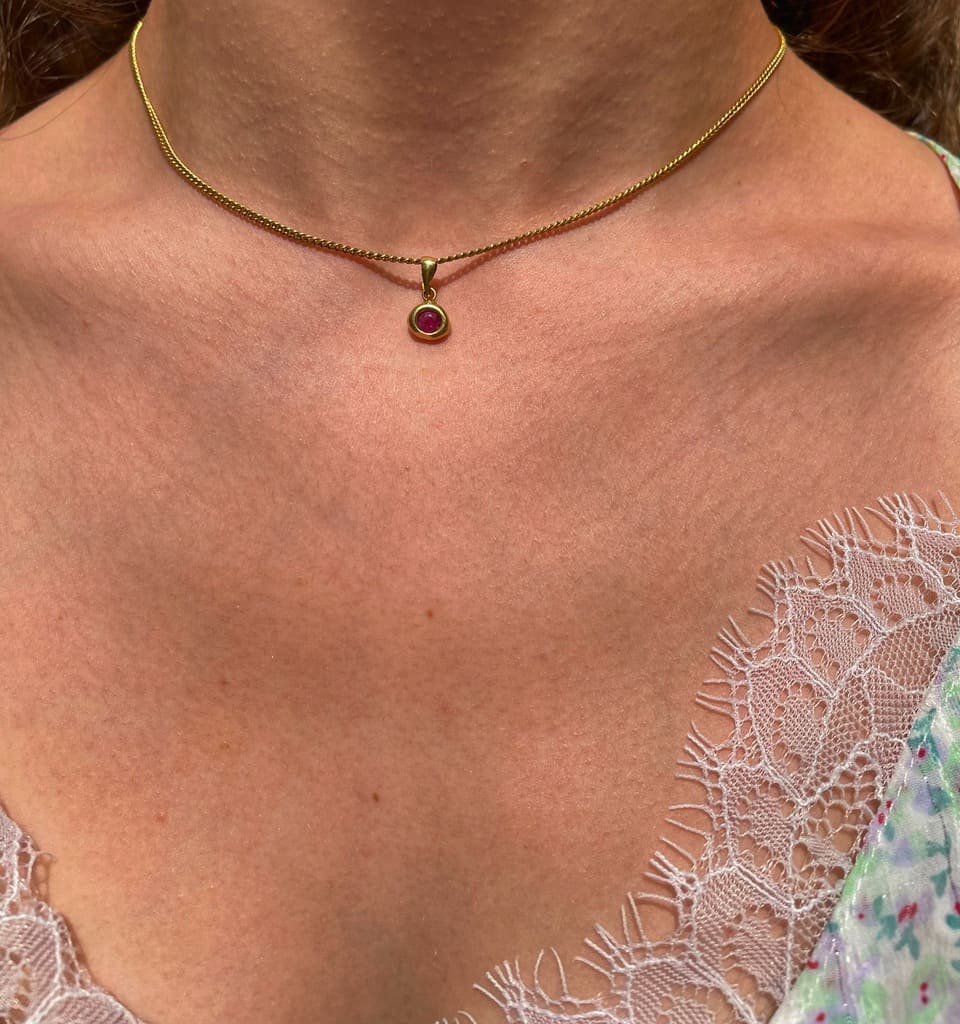 Pendentif Rubis "Emy" - Elliade Paris