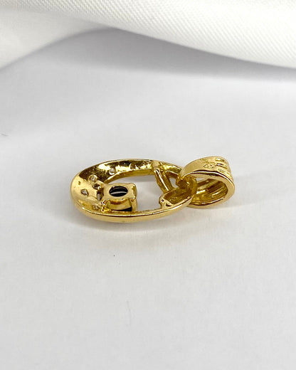 Pendentif Saphir 0.20 carat &quot;Magalie&quot; - Elliade Paris