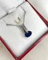 Pendentif Saphir 1 carat & Diamant "Lison" - Elliade Paris