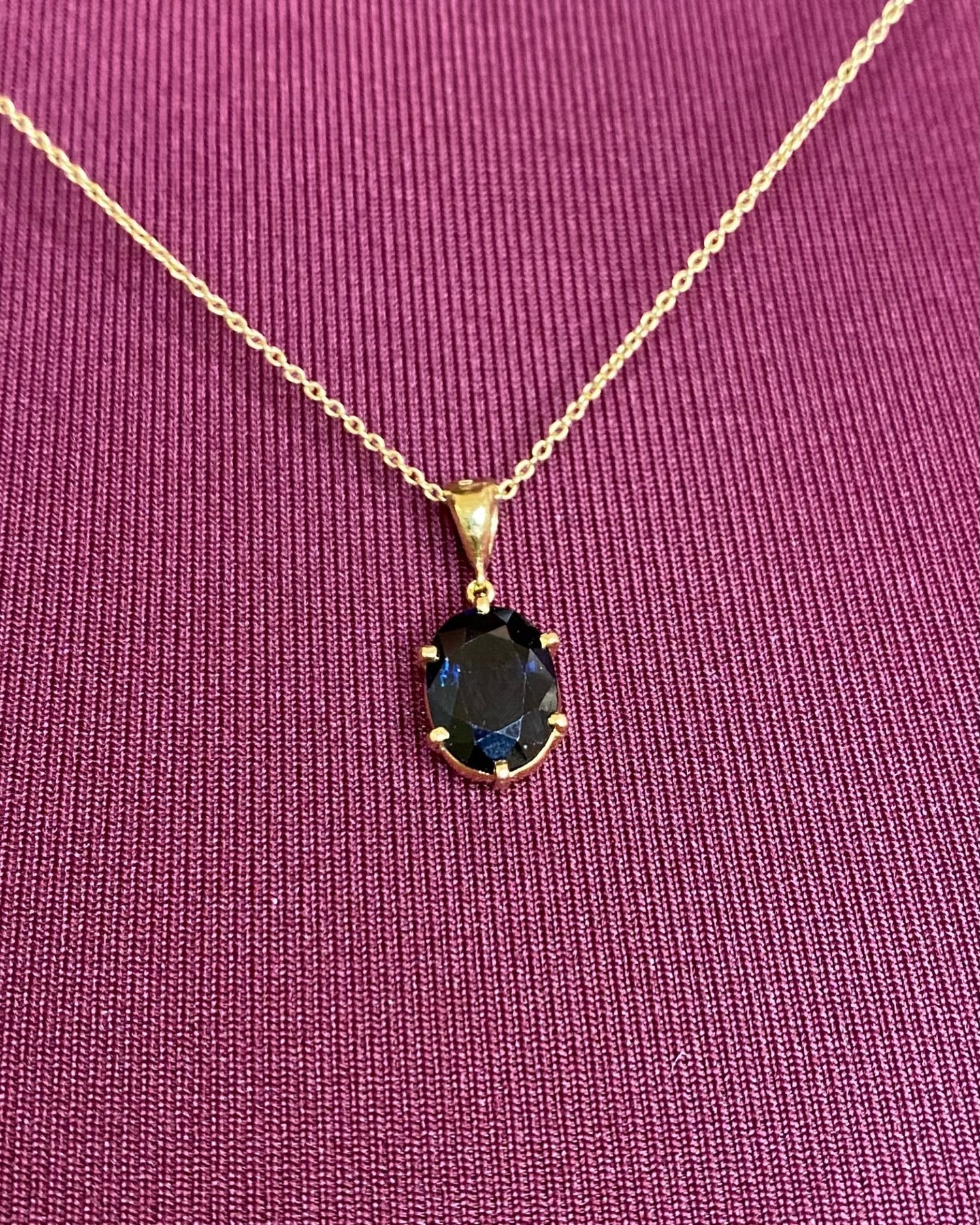 Pendentif Saphir 2.50 carats &quot;Kaylee&quot; - Elliade Paris