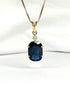 Pendentif Saphir 4.40 carats & Diamant "Gratianne" - Elliade Paris