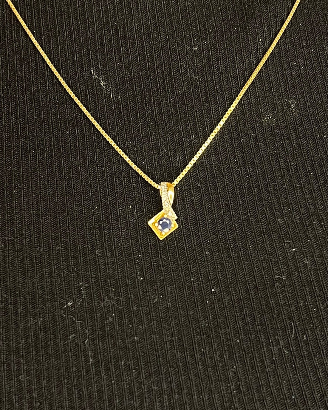 Pendentif Saphir "Fabienne" - Elliade Paris