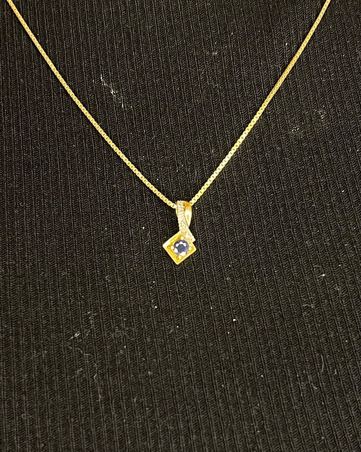 Pendentif Saphir "Fabienne" - Elliade Paris