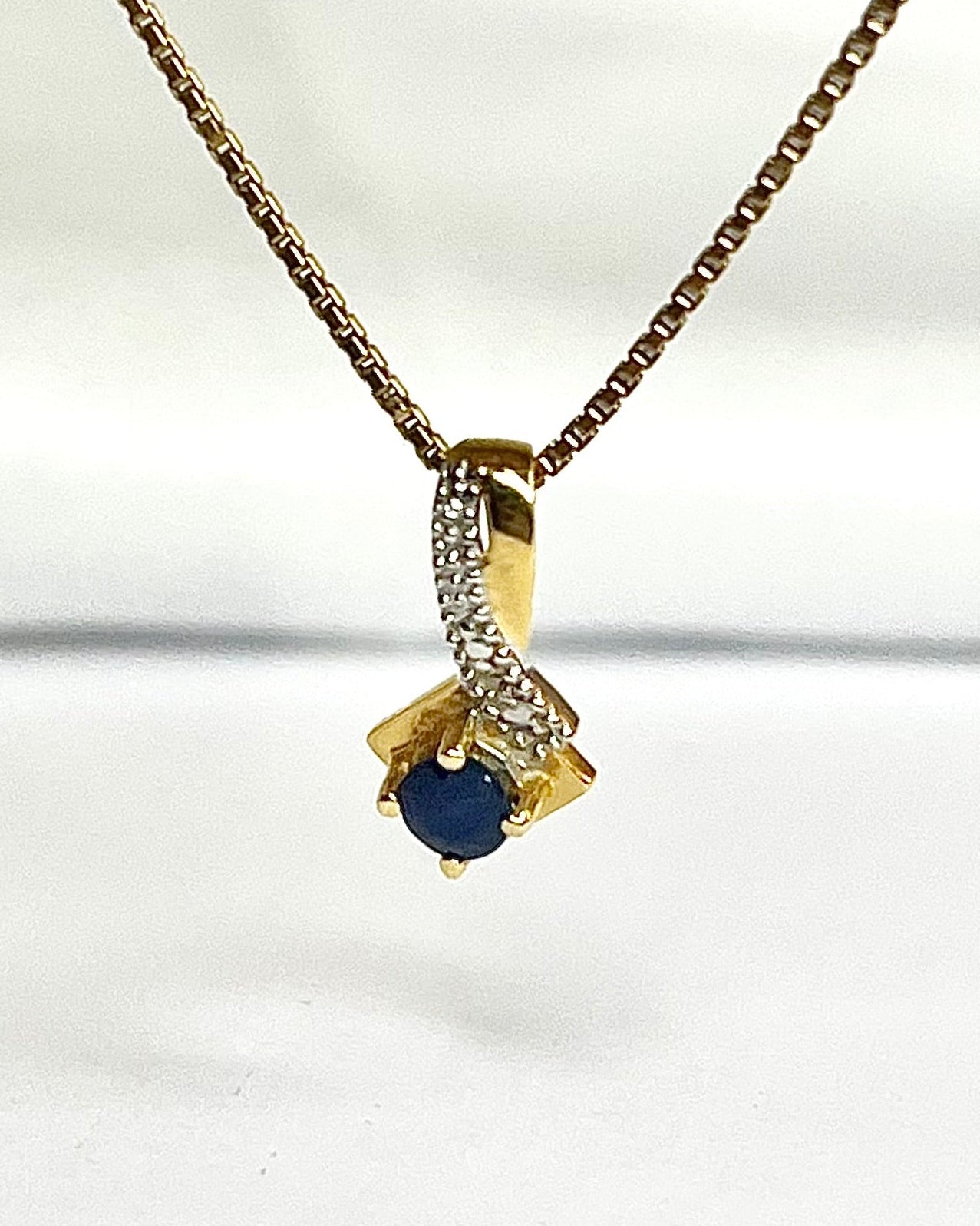 Pendentif Saphir "Fabienne" - Elliade Paris