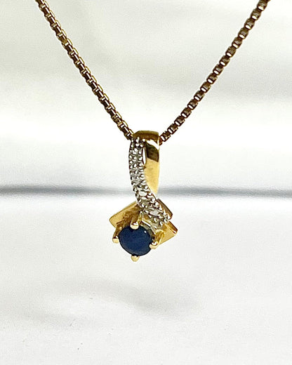 Pendentif Saphir "Fabienne" - Elliade Paris