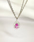 Pendentif Saphir Rose & Diamants "Rosa" - Elliade Paris