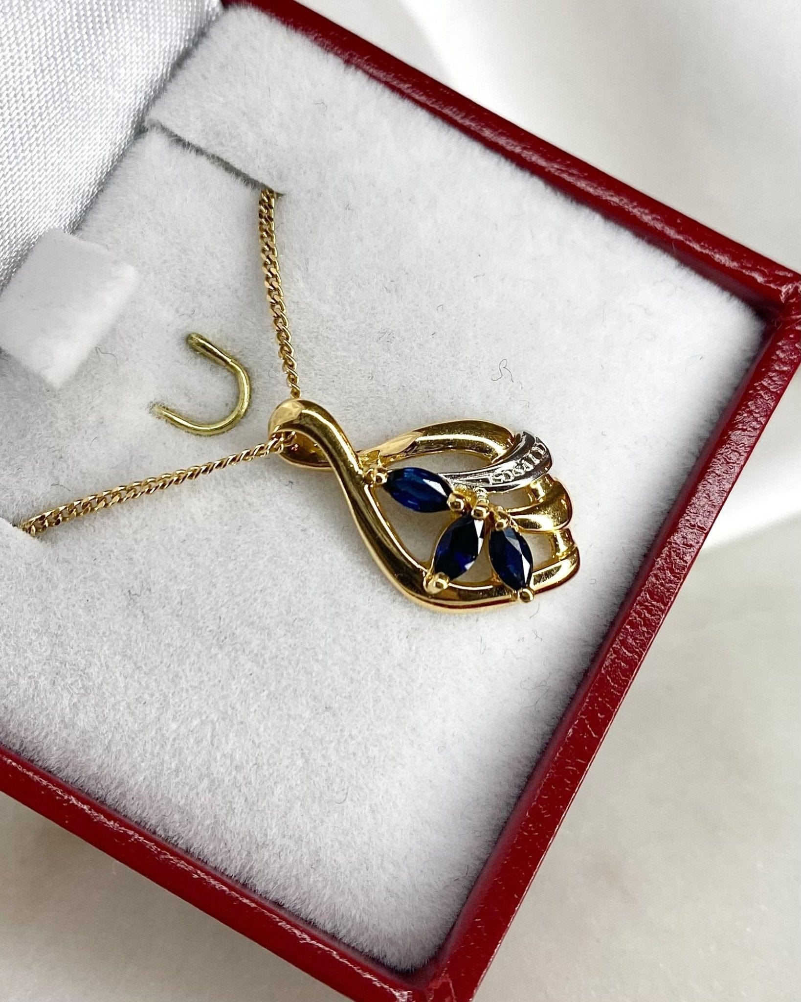 Pendentif Saphirs "Ludivine" - Elliade Paris