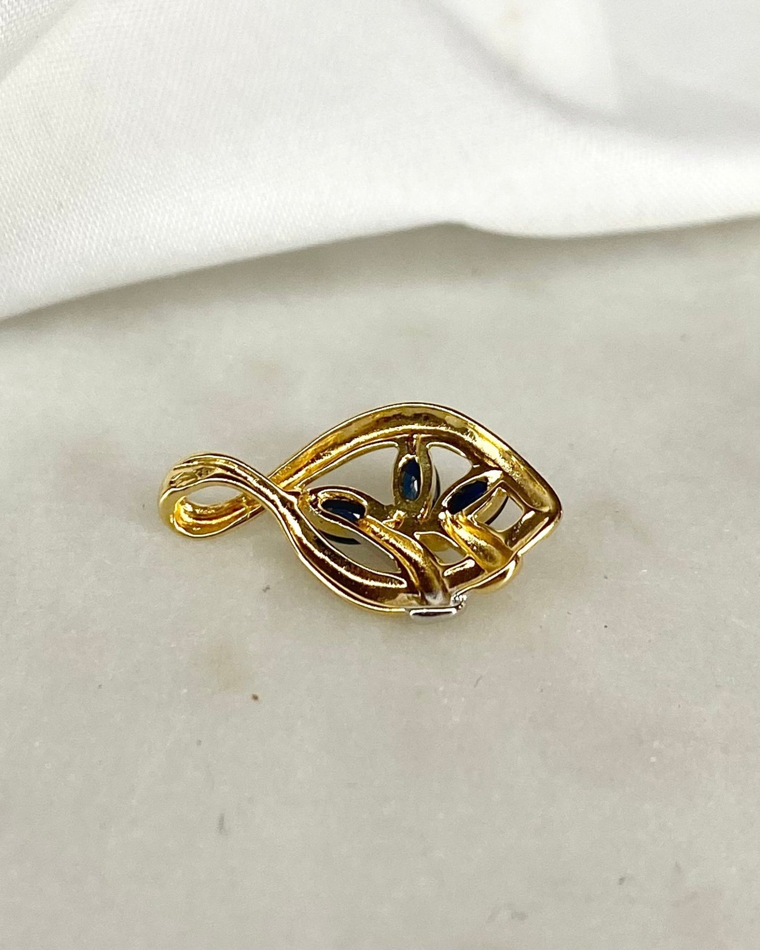 Pendentif Saphirs &quot;Ludivine&quot; - Elliade Paris
