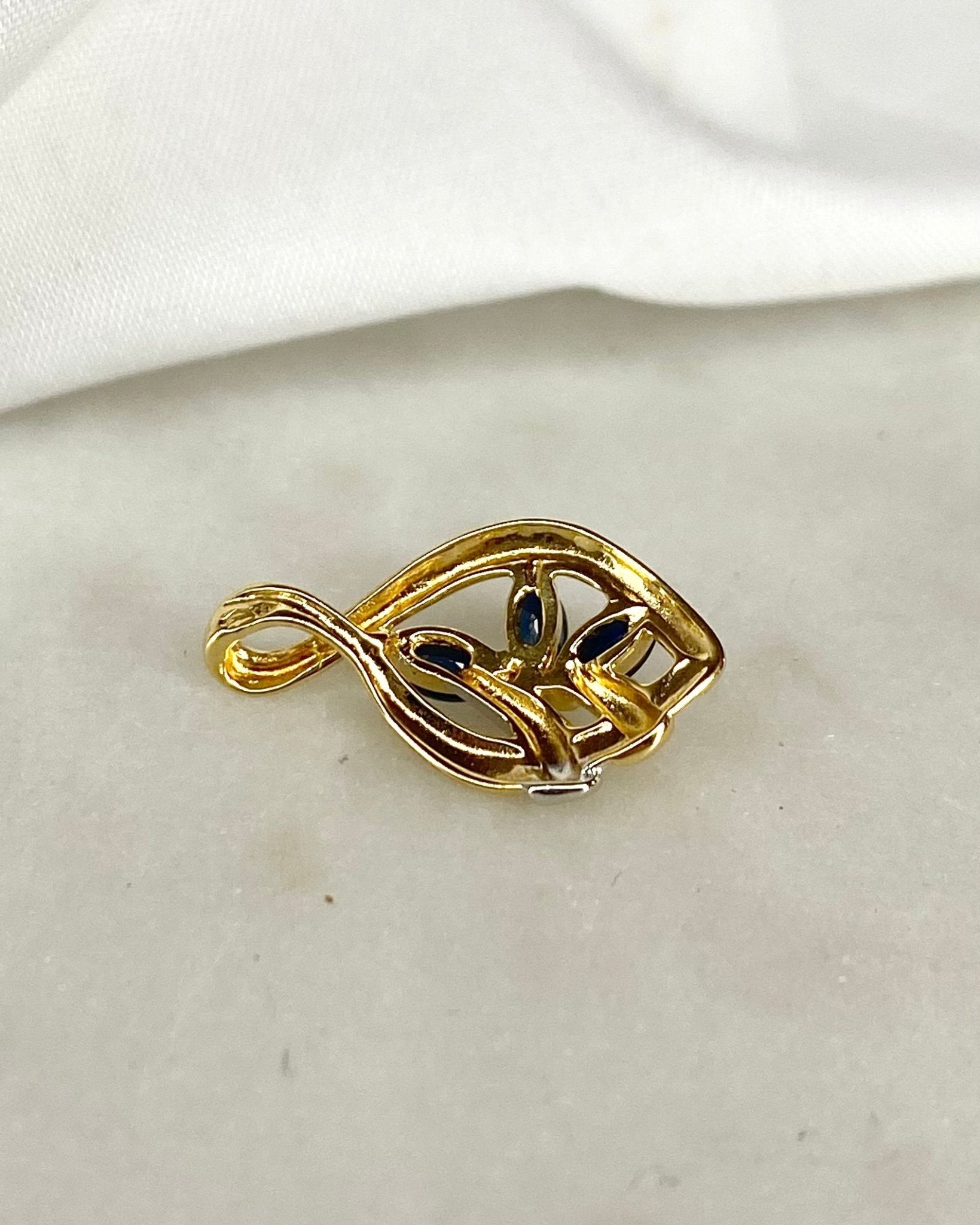 Pendentif Saphirs &quot;Ludivine&quot; - Elliade Paris
