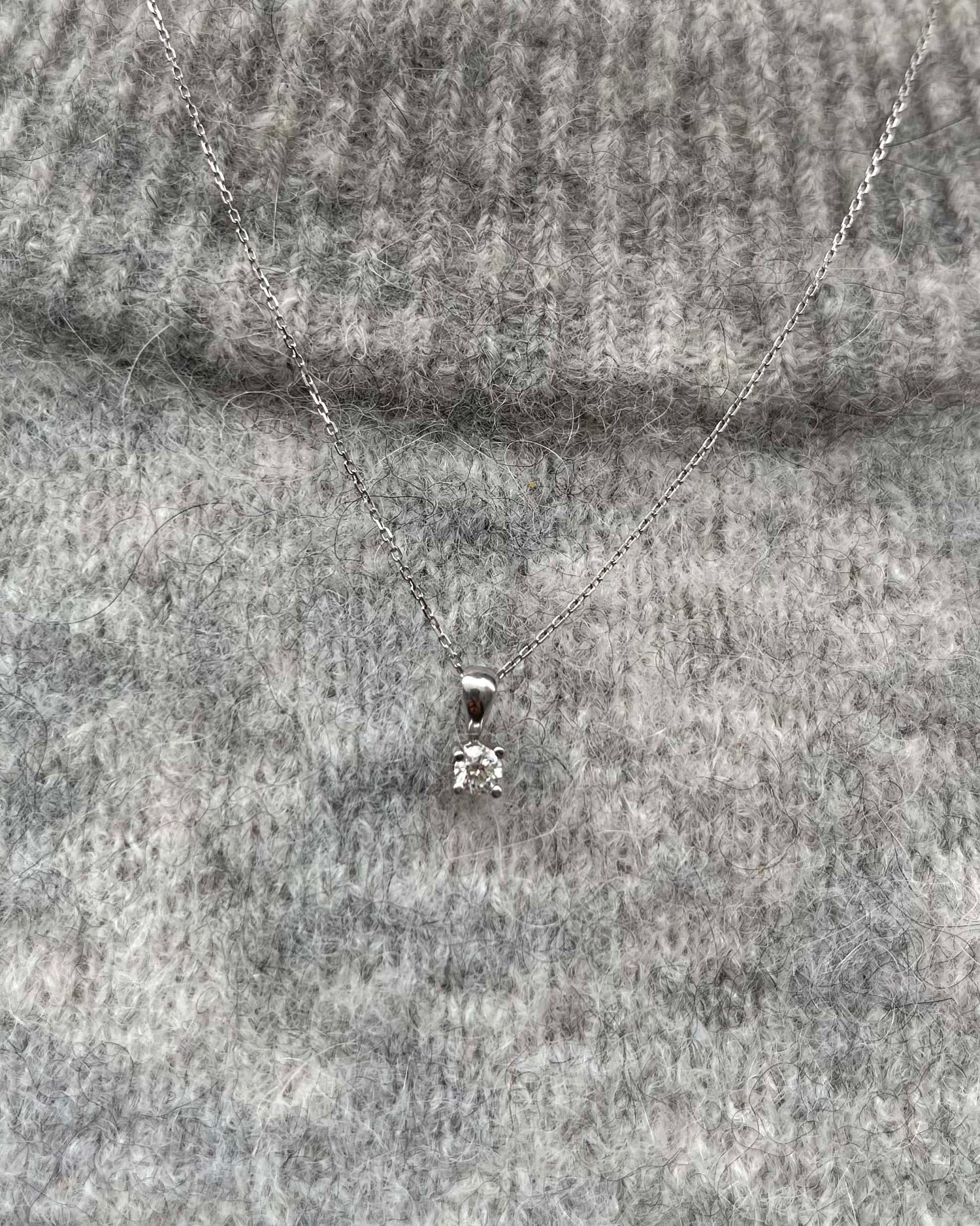 Chaîne Vintage Or Gris 18 Carats &quot;Ilia&quot;