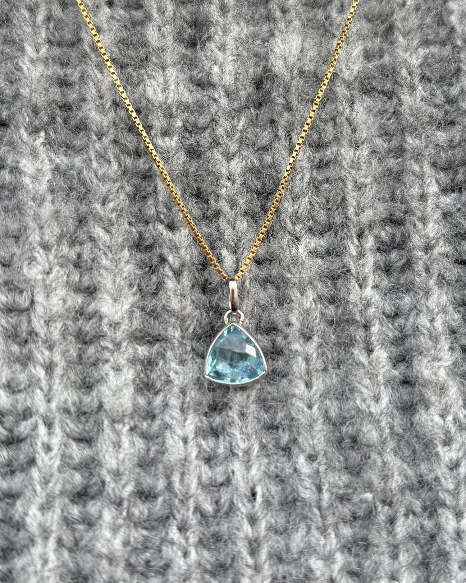 Pendentif Topaze 2.10 carats &quot;Tonia&quot; - Elliade Paris