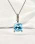 Pendentif Topaze 6.25 carats & 6 Diamants "Sally" - Elliade Paris